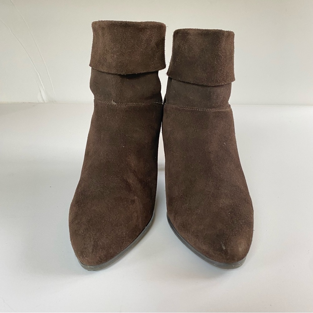 MARKON Brown Suede Ankle Boots Women’s Size  8.5 8-1/2 - Picture 5 of 12